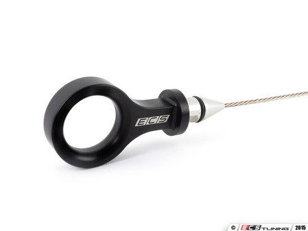 ES#2975671 - 008386ecs01-02KT - Billet Engine Oil Dipstick - Black Anodized - A more durable and aesthetically pleasing addition to your engine bay - ECS - Audi