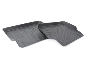 ES#2837607 - 441642 - E60/61 Rear FloorLiner DigitalFit - Black - Laser measured for perfect fitment and ultimate protection against moisture and debris - WeatherTech - BMW