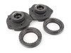 ES#2992162 - 006882ECS01AKT2 -  Heavy Duty Front Upper Strut Mounts - Pair - Upgrade your suspension to a sportier feel with 75A durometer ECS Strut Mounts. Includes strut bearings. - Assembled By ECS - Audi Volkswagen