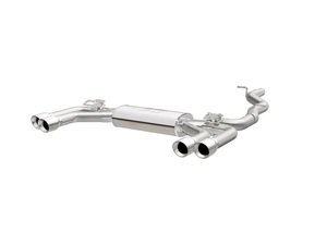 ES#2996904 - 19233KT - Cat-Back Exhaust System - 3" stainless steel with quad 3.5" polished stainless tips - Magnaflow - Audi