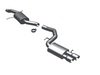 ES#2996934 - 16476KT - Cat-Back Touring Exhaust System - 3" stainless steel with dual 3.5" polished stainless tips - Magnaflow - Audi