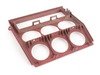 ES#81696 - 51162491391 - Dashboard Trim - Imola Red - Trim panel that surrounds your dashboard controls - Genuine BMW - BMW