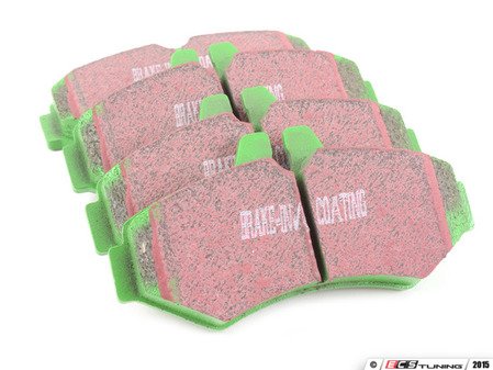 ES#521219 - DP61298 - Rear GreenStuff Performance Brake Pad Set - Designed as a mildly upgraded pad, great for an afternoon of sporty driving. - EBC - Mercedes Benz