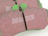 ES#521219 - DP61298 - Rear GreenStuff Performance Brake Pad Set - Designed as a mildly upgraded pad, great for an afternoon of sporty driving. - EBC - Mercedes Benz
