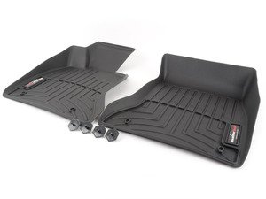 ES#2837657 - 443131 - F10 Front FloorLiner - Black - RWD - Laser measured for perfect fitment and ultimate protection against moisture and debris - WeatherTech - BMW