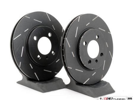 ES#522684 - USR134 - Front Ultimax USR Sport Slotted Brake Rotors - Pair (260x22) - Reduce the fading, improve your braking - EBC - BMW