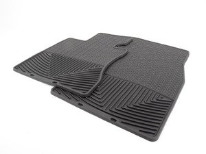 ES#2194984 - W62 - Front Rubber Mats - Black - Digital Laser Measured Floor Liners For Maximum Interior Protection In All Weather Conditions! - WeatherTech - BMW