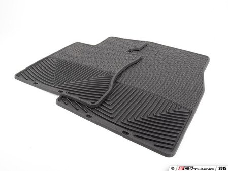 ES#2194984 - W62 - Front Rubber Mats - Black - Digital Laser Measured Floor Liners For Maximum Interior Protection In All Weather Conditions! - WeatherTech - BMW