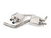 ES#2827584 - SSXAU469 - D4 S8 4.0T Cat-Back Exhaust System - Non-Resonated - Valved - 2.76" stainless steel with quad 100mm black Cerakote tips - Milltek Sport - Audi