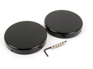 ES#2984689 - J008-BLK - Strut Cap Set - Black Anodized - (NO LONGER AVAILABLE) - Billet aluminum strut caps to replace your likely cracked, black plastic ones - JCAPS - 