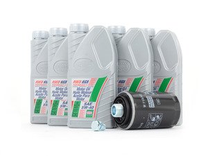 ES#2972989 - 06J115403QKT - Oil Service Kit - Includes Pentosin 5W-40 oil, filter, and OE style drain plug - Assembled By ECS - Audi