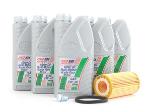 ES#2972986 - 06D115562KT13 -  Oil Service Kit - Includes Pentosin 5w-40 oil, Mann filter, and OE style drain plug - Assembled By ECS - Audi