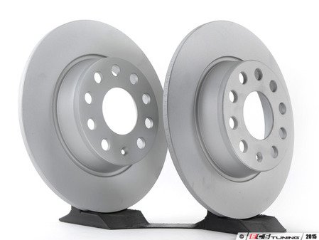 ES#2855673 - 1K0615601AAkKT - Rear Brake Rotors - Pair (272x10) - (NO LONGER AVAILABLE) - Restore the stopping power in your vehicle with these Geomet coated rotors - Optimal - Volkswagen