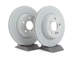 ES#2703346 - 1294230312KT1 - Rear Brake Rotors - Pair - Does not include new brake rotor securing screws - Genuine Mercedes Benz - Mercedes Benz