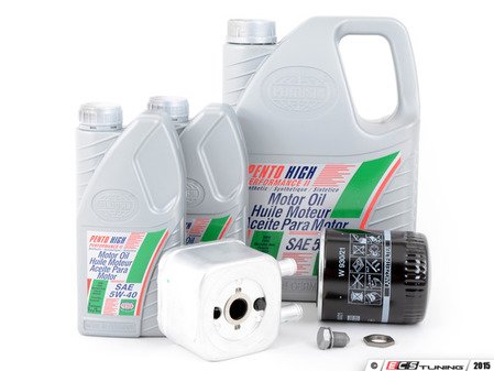 ES#2973048 - 028117021EKT - Oil Cooler Replacement Kit  - Includes the necessary components to replace your oil cooler and perform an engine oil service - Assembled By ECS - Audi