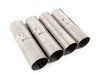 ES#2827590 - SSXAU475 - Cat-Back Exhaust System - Resonated - Valved - 3" stainless steel with quad 100mm black Cerakote tips - Milltek Sport - Audi