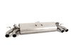ES#2827590 - SSXAU475 - Cat-Back Exhaust System - Resonated - Valved - 3" stainless steel with quad 100mm black Cerakote tips - Milltek Sport - Audi