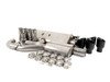 ES#2827590 - SSXAU475 - Cat-Back Exhaust System - Resonated - Valved - 3" stainless steel with quad 100mm black Cerakote tips - Milltek Sport - Audi