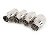 ES#2918046 - SSXAU381KT4 - Turboback Exhaust System - Resonated - Valved - 3" Large bore downpipe with Hi-Flow Sports cat and 3" stainless steel cat-back with quad 100mm polished tips - Milltek Sport - Audi