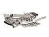 ES#2918046 - SSXAU381KT4 - Turboback Exhaust System - Resonated - Valved - 3" Large bore downpipe with Hi-Flow Sports cat and 3" stainless steel cat-back with quad 100mm polished tips - Milltek Sport - Audi