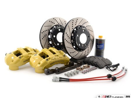 ES#3479181 - 341136462AKT2 - ECS BMW Performance 6-Piston Front Big Brake Kit - Give your BMW incredible stopping power with BMW Performance calipers from the 135i performance braking package. With ECS 2-piece brake rotors and EP24 Enthusiast Performance pads - Assembled By ECS - BMW