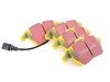 ES#2877421 - 1K06980471KT - Front Brake Service Kit (288x25) - Featuring Zimmerman Rotors and YellowStuff pads - Assembled By ECS - Volkswagen