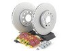 ES#2877421 - 1K06980471KT - Front Brake Service Kit (288x25) - Featuring Zimmerman Rotors and YellowStuff pads - Assembled By ECS - Volkswagen