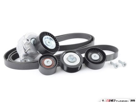 ES#2792696 - 0019938396KT4 - Accessory Belt Kit - Level 2 - Includes accessory belt, belt tensioner assembly and idler pulleys - Assembled By ECS - Mercedes Benz