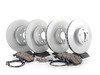 ES#2777478 - 34116793244KT6 - Front And Rear Brake Service Kit  - Featuring ECS V5 coated rotors and ECS DD23 "Daily Driver" ceramic pads. - Assembled By ECS - BMW