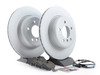 ES#2862339 - 34216775287kt1 - Rear Brake Service Kit - Featuring ECS V5 coated rotors and ECS DD23 "Daily Driver" ceramic pads. - Assembled By ECS - BMW