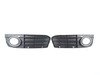 ES#2840988 - 8k0807681a01ckt1 - Fog Light Grille Set - Satin Black - Grille set with chrome fog trim to upgrade your all black grilles - Bremmen Parts - Audi