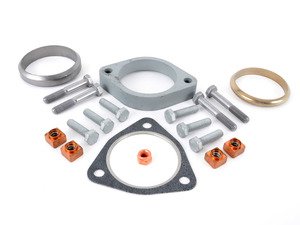 ES#2804327 - 18307830674KT2 - Exhaust Center Pipe Installation Kit - Rear - Includes all gaskets and hardware needed to install the rear portion of the center exhaust section - Assembled By ECS - BMW