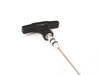 ES#2975679 - 009381ecs01-02KT - Billet Engine Oil Dipstick - Black Anodized - A more durable and aesthetically pleasing addition to your engine bay - ECS - Audi