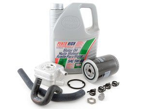 ES#2973079 - 028117021LKT6 - Oil Cooler Replacement Kit - Stage 2 - Includes the necessary components to replace your oil cooler and perform an engine oil service - Assembled By ECS - Audi