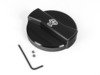 ES#2984687 - J006-BLK - Expansion Tank Cap - Black Anodized - (NO LONGER AVAILABLE) - Billet aluminum coolant cap cover to dress up your blue plastic cap - JCAPS - 