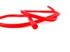 ES#1899363 - 7700k153 - Split Wire Loom, 3/8" Diameter, 5' Length - Red - Protect, organize, and dress up your engine bay with convoluted tubing! - ECS - Volkswagen
