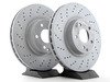 ES#2618409 - 2304210812KT3 - Front Brake Rotors - Pair - Includes left and right front brake rotors - Zimmermann - Mercedes Benz