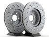 ES#2618409 - 2304210812KT3 - Front Brake Rotors - Pair - Includes left and right front brake rotors - Zimmermann - Mercedes Benz