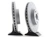 ES#2618409 - 2304210812KT3 - Front Brake Rotors - Pair - Includes left and right front brake rotors - Zimmermann - Mercedes Benz