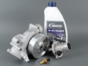 ES#2975836 - 11517548263KT - Water Pump And Thermostat Kit - Includes everything you need to replace your water pump and thermostat - Assembled By ECS - BMW