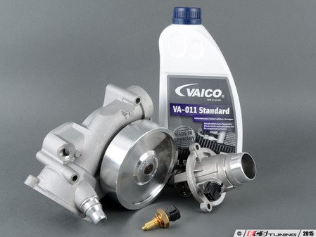 ES#2975836 - 11517548263KT - Water Pump And Thermostat Kit - Includes everything you need to replace your water pump and thermostat - Assembled By ECS - BMW