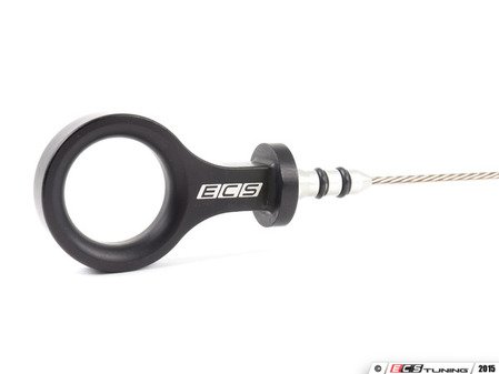 ES#2960431 - 009352ECS01-02 - Billet Engine Oil Dipstick - Black anodized - A more durable and aesthetically pleasing addition to your engine bay - ECS - Audi
