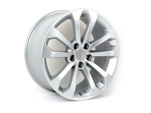 ES#2610239 - 8R0601025BM - 18" 10-spoke wheel - priced each - 18"x8" ET39 5x112 Silver - Genuine Volkswagen Audi - Audi