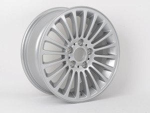 ES#64749 - 36116753816 - E46 17" Radial Spoke Style 73 Wheel - Priced Each - (NO LONGER AVAILABLE) - 17x7 ET47 72.6 CB - Genuine BMW - 