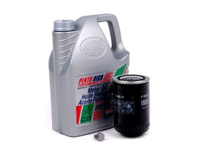 ES#4012 - B518T3KKTLOF -  Oil Service Kit - Includes large Mann oil filter and Pentosin 5w-40 oil - Assembled By ECS - Audi Volkswagen