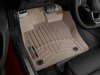 ES#2837872 - 454961 - Front FloorLiner - Tan - Laser measured for perfect fitment and ultimate protection against moisture and debris - WeatherTech - Audi Volkswagen