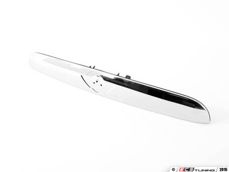 ES#2734212 - 51137362121 - Trunk Lid Grip - Chrome - Located above the license plate on the trunk - Genuine MINI - MINI