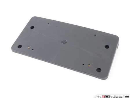 ES#2537351 - 51138047379 - F10 License Plate Base - Front - Properly secures the license plate to the front bumper - Genuine BMW - BMW