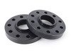 ES#2731548 - 46957161SW - DR Series Wheel Spacers - 23mm (1 Pair) - Black - Wider is Better - H&R - Audi Volkswagen Porsche