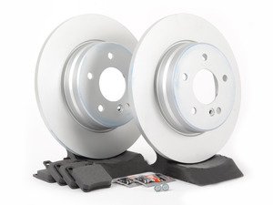 ES#2772157 - 0044209220KT7 - Rear Brake Service Kit - Featuring ATE Rotors And ATE Pads - Assembled By ECS - Mercedes Benz